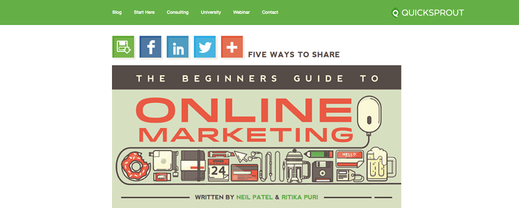 première vue du guide Online Marketing de Neil Patel et Rikita Puri